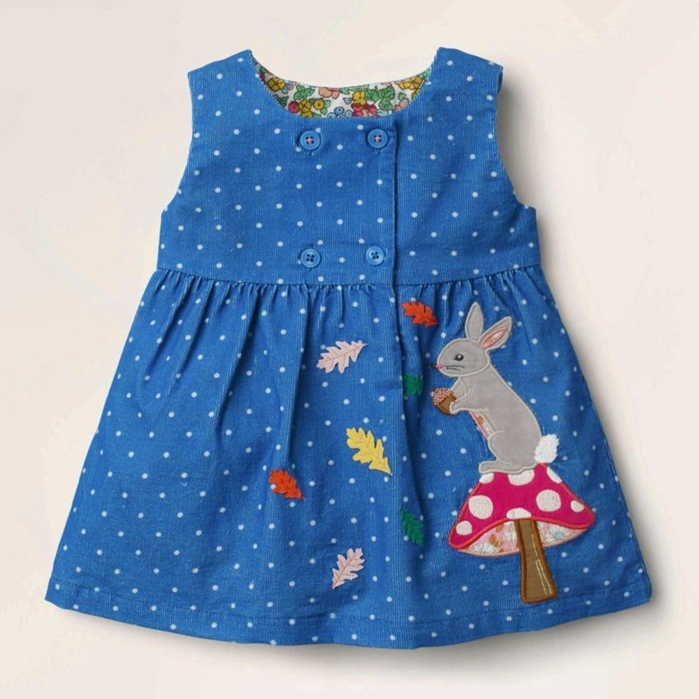 Gorgeous Baby Boden Elizabethan Blue Dress